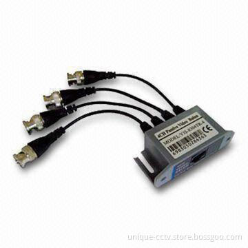 4CH Passive Twisted Pair Video Transceiver with 350 to 600m Transmission Distance